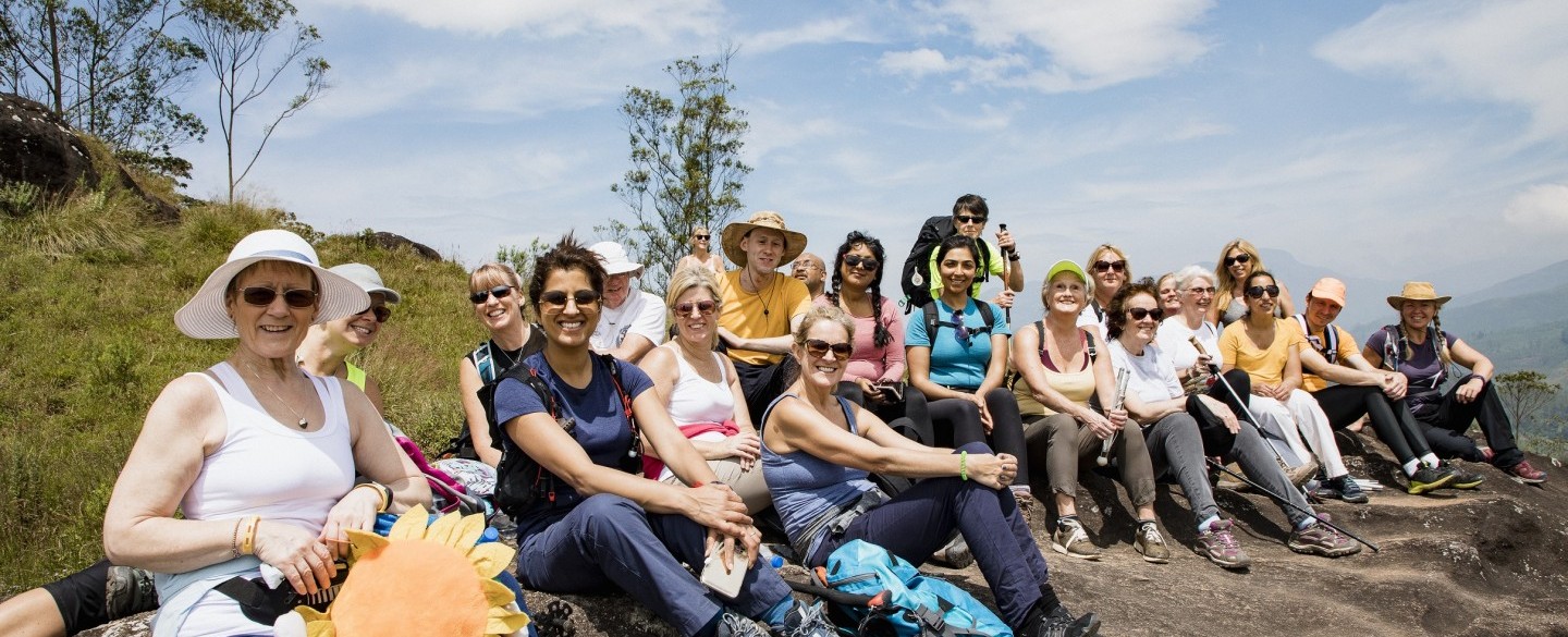 Firmengruppe Reise mit Sonnenblumen Stoff