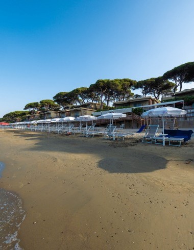 Ombrellone dal mare Golfo del Sole