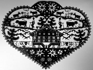 Appenzeller Scherenschnitt Bauern