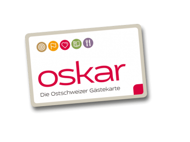 Oskar die Ostschweizer Gästekarte