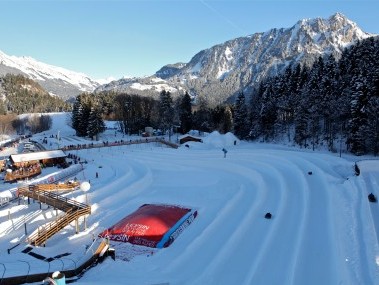 Tobogganing Park und Snowtubing in Leysin