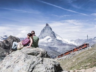 Matterhorn, Paar und Gornergratbahn