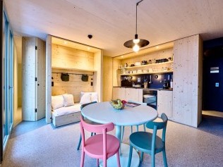 Wohnbereich - Apart Hotel Adelboden