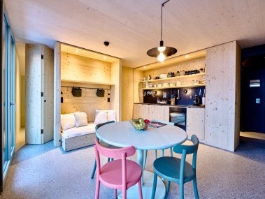 Wohnbereich - Apart Hotel Adelboden