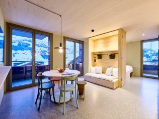Wohnbereich - Apart Hotel Adelboden