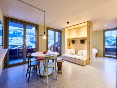Wohnbereich - Apart Hotel Adelboden