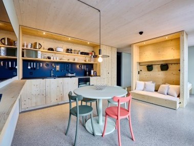 Wohnbereich - Apart Hotel Adelboden