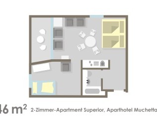 Grundriss - Aparthotel Muchetta