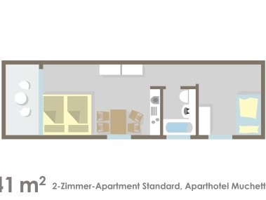 Grundriss - Aparthotel Muchetta