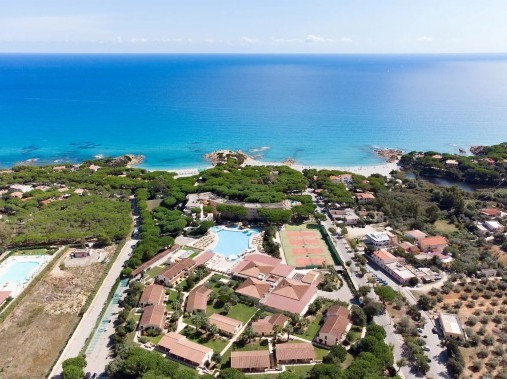 Centre de vacances vu du ciel - Tirreno Resort Orosei