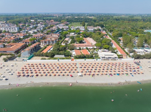 Centre de vacances vu du ciel - Park Gallanti Lido di Pomposa