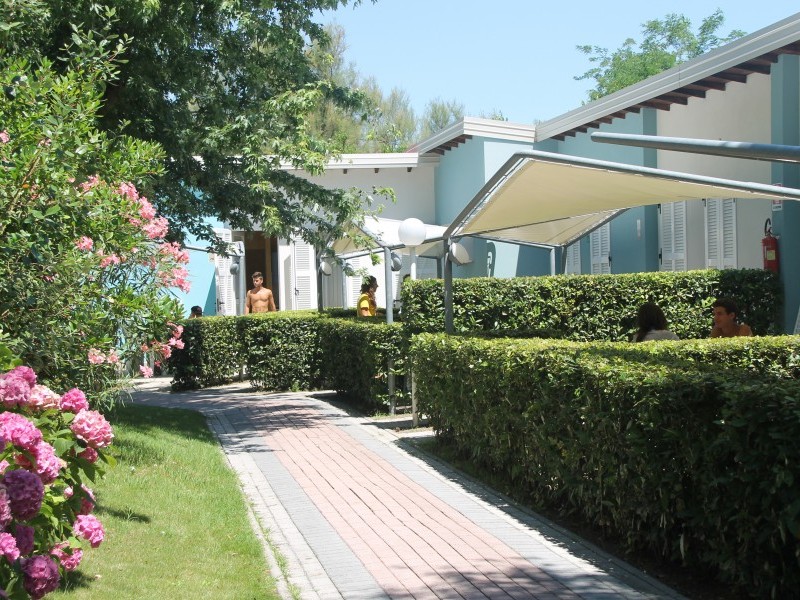 Aussenansicht der Ferienwohnungen - Bungalowanlage Park Gallanti Lido di Pomposa