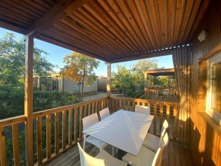 Terrasse - Camping Resort Els Pins