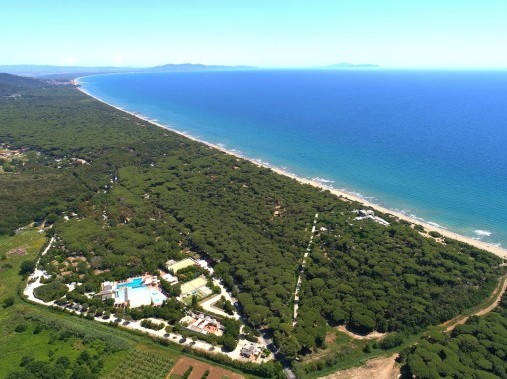 Centre de vacances vu du ciel - Camping Le Rocchette