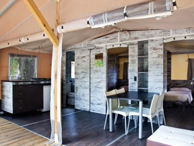 Küche - Camping Village Le Rocchette