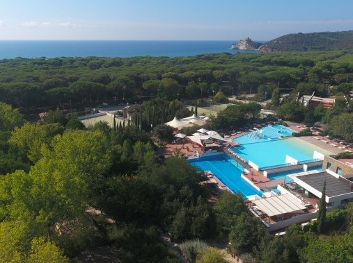 Vogelperspektive - Camping Village Le Rocchette