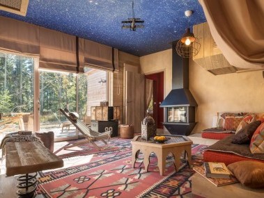 Salon avec coin repas "Aventure" - Center Parcs Les Trois Forêts