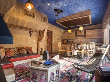 Salon avec coin repas "Aventure" - Center Parcs Les Trois Forêts