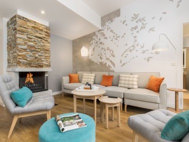 Wohnzimmer mit Essbereich - Center Parcs Les Trois Forêts