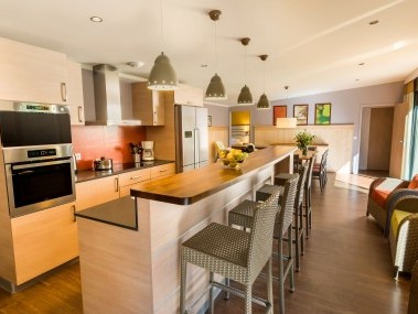 Wohnzimmer mit Essbereich - Center Parcs Les Trois Forêts