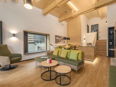 Wohnzimmer mit Essbereich - Center Parcs Park Allgäu