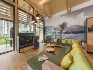 Salon avec coin repas - Center Parcs Park Allgäu