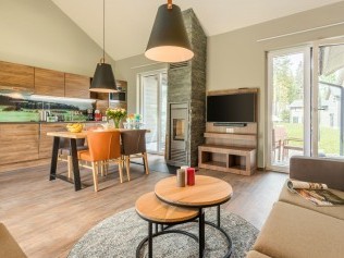 Salon avec coin repas - Center Parcs Park Allgäu