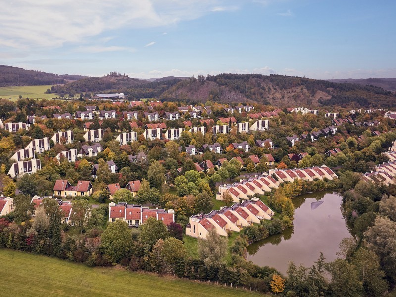 Park aus der Vogelperspektive - Center Parcs Park Hochsauerland