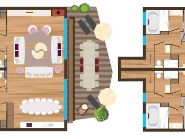 Grundriss - Center Parcs Villages Nature Paris