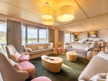 Wohnzimmer mit Essbereich - Center Parcs Villages Nature Paris