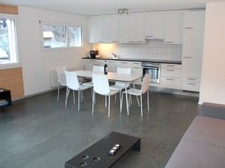 Cuisine avec coin repas - Maison de vacances Chalet de la Foret