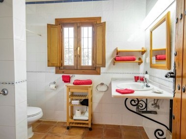 Badezimmer - Cortijo Rosas Cantares