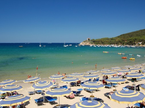 Spiaggia vicina all'appartamento di vacanze - Elbamar Procchio Residence - Procchio Elba