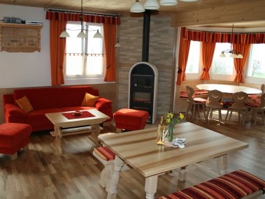Wohnzimmer - Erlebnishof Farnere Swiss-Lodge