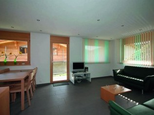 Salon avec coin repas - Maison de vacances Abraxas