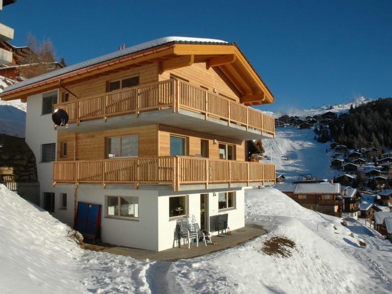 Vue extérieure en hiver - Maison de vacances Abraxas