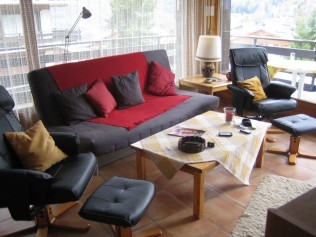 Wohnzimmer - Ferienhaus Aiglon