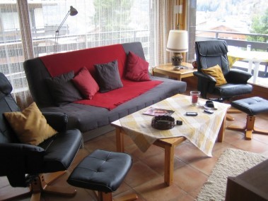 Wohnzimmer - Ferienhaus Aiglon