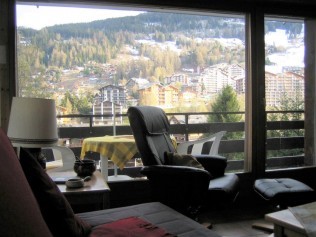 Wohnzimmer - Ferienhaus Aiglon