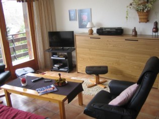 Wohnzimmer - Ferienhaus Aiglon