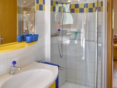 Badezimmer - Ferienhaus Albulablick