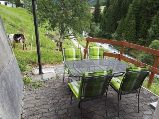 Terrasse - Ferienhaus Albulablick