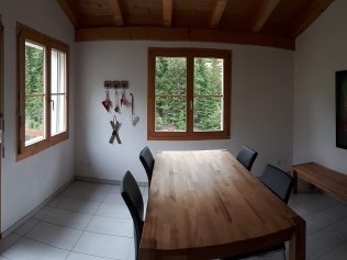 Essbereich - Ferienhaus Albulablick