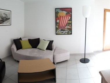 Wohnzimmer - Ferienhaus Albulablick