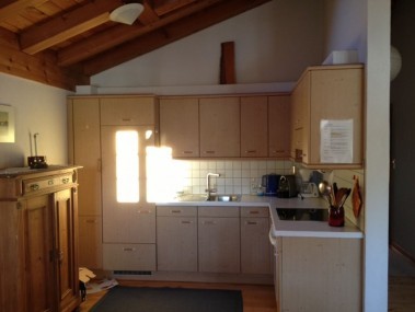 Küche - Ferienhaus Aletschhorn