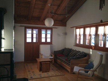 Wohnzimmer - Ferienhaus Aletschhorn
