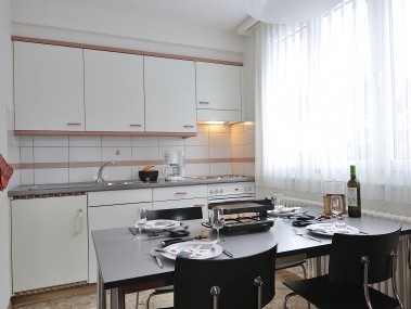 Küche mit Essbereich - Ferienhaus Alte Post