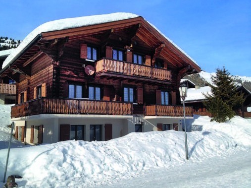 Aussenansicht im Winter - Ferienhaus Beata