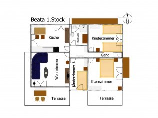 Plan du site - Maison de vacances Beata