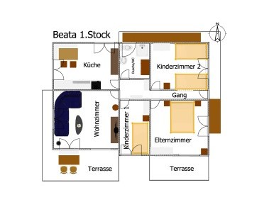 Plan du site - Maison de vacances Beata